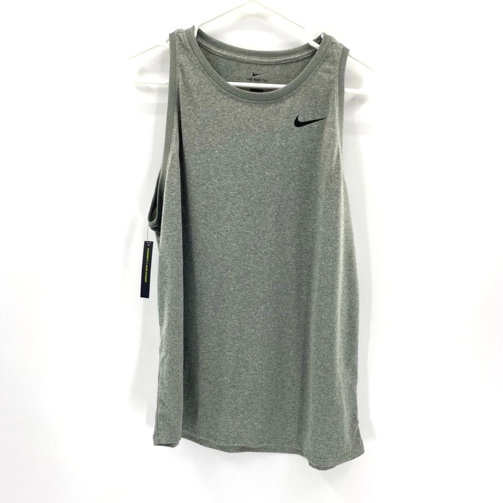 Nike The Nike Tee Dry-Fit Training ‘Grey’ Tank Top Woman’s Size Medium